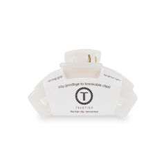 Open Coconut White Tiny Hair Clip