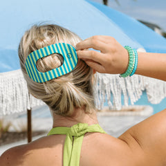 Cabana Cutie Large Flat Round Hair Clip