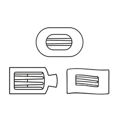 Mystery Medium Flat Clip