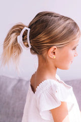 Open Coconut White Medium Claw Hair Clip