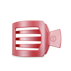 Calming Coral Large Flat Square Hair Clip