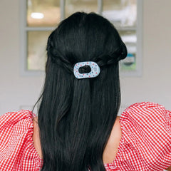 United We Sparkle Tiny Flat Round Hair Clip
