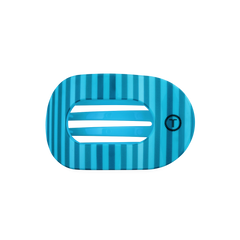 Splash Zone Medium Flat Round Hair Clip
