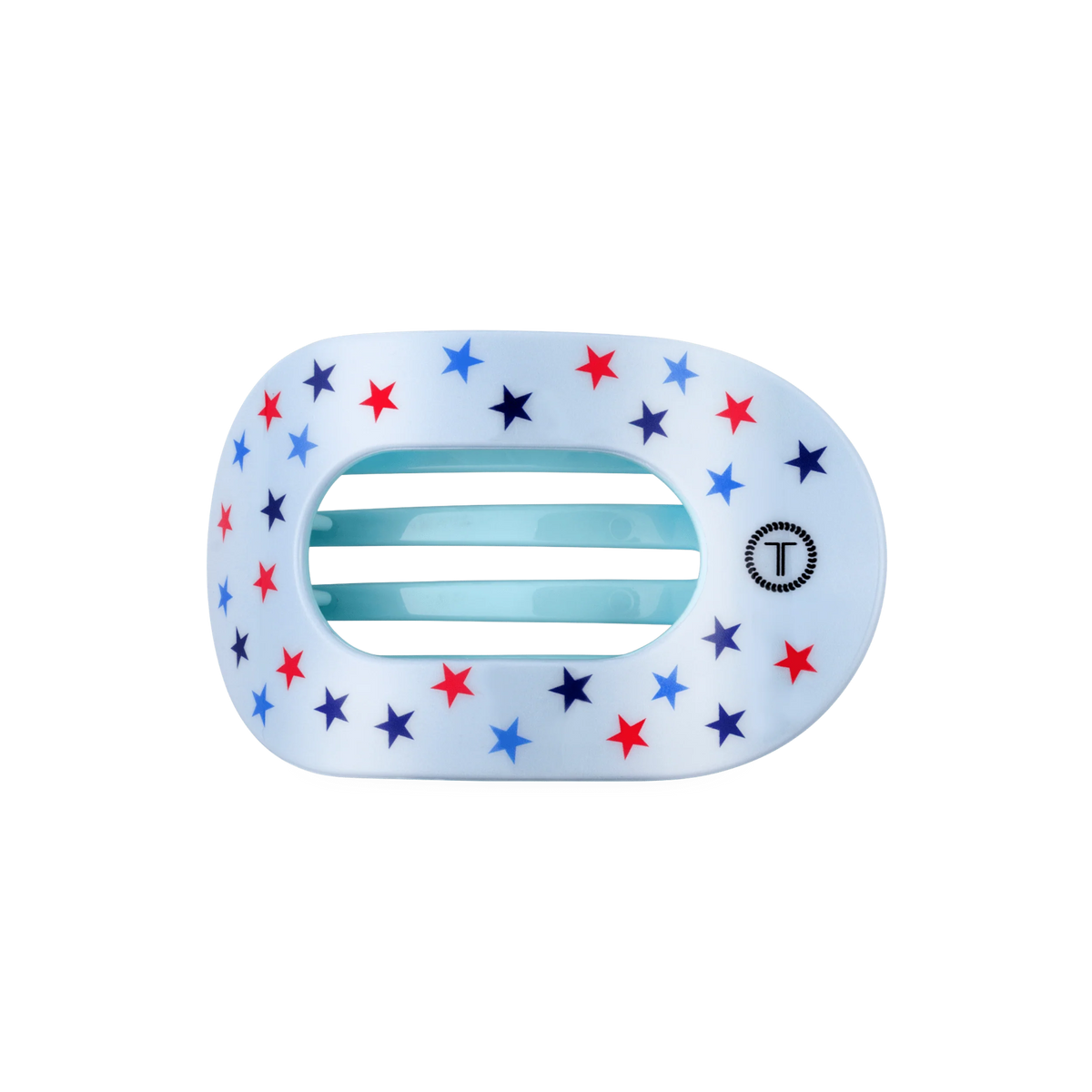 United We Sparkle Medium Flat Round Hair Clip
