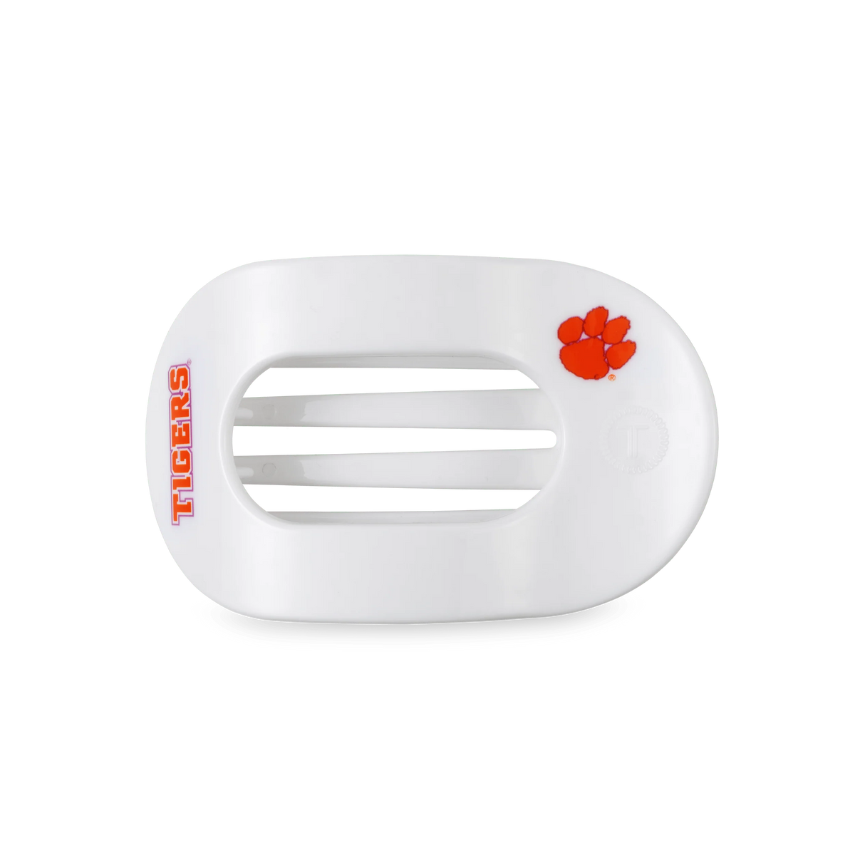 Go Tigers! Medium Flat Round Hair Clip