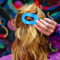 Miami Vice Small Flat Round Hair Clip