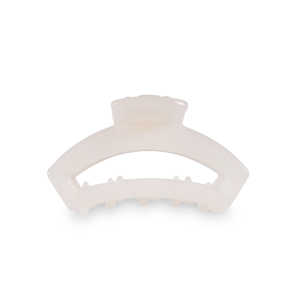 Open Coconut White Tiny Claw Hair Clip