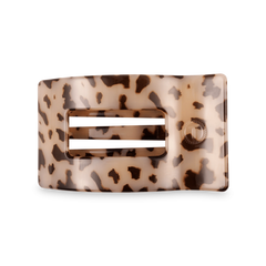 Blonde Tortoise Medium Flat Rectangle Hair Clip